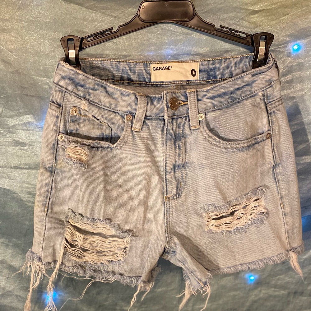 Garage ripped shorts
